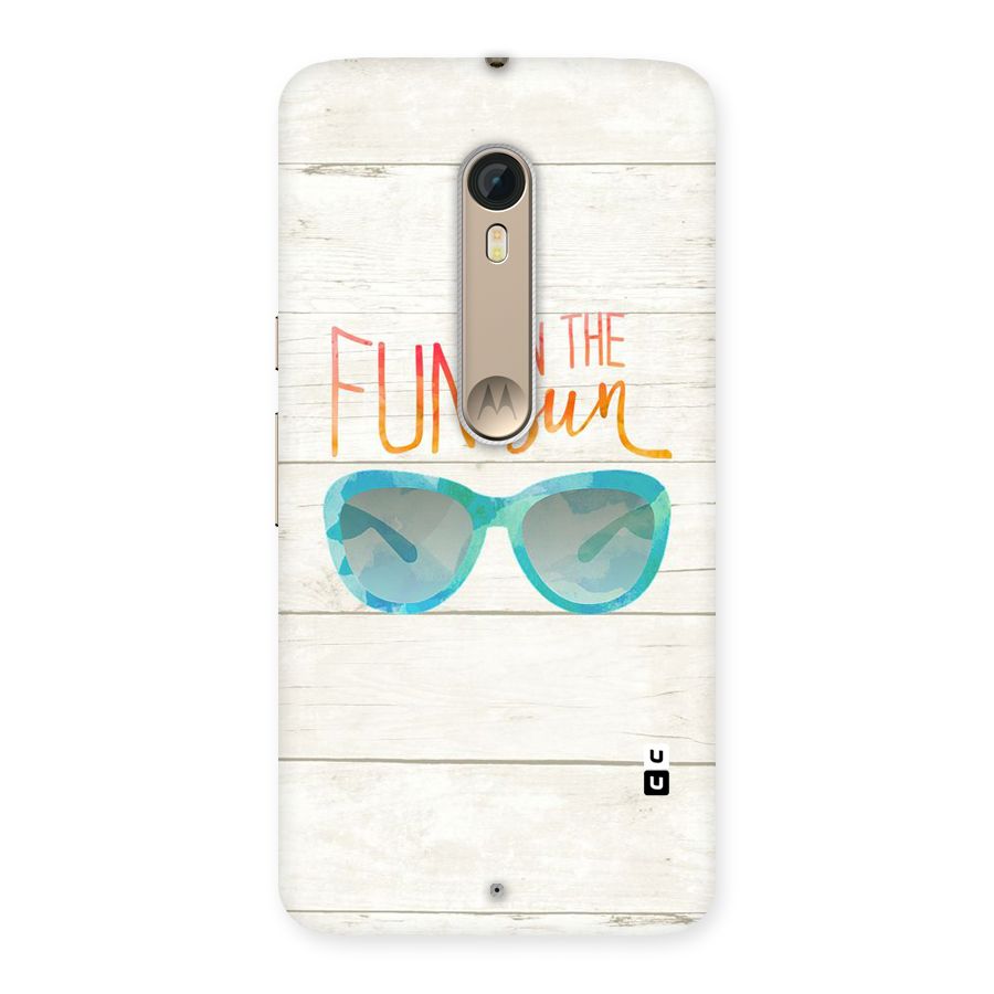 Sun Fun Back Case for Motorola Moto X Style