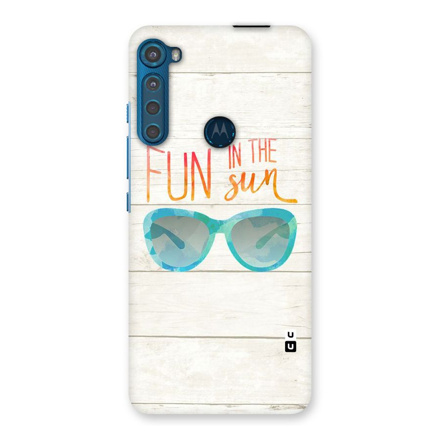 Sun Fun Back Case for Motorola One Fusion Plus