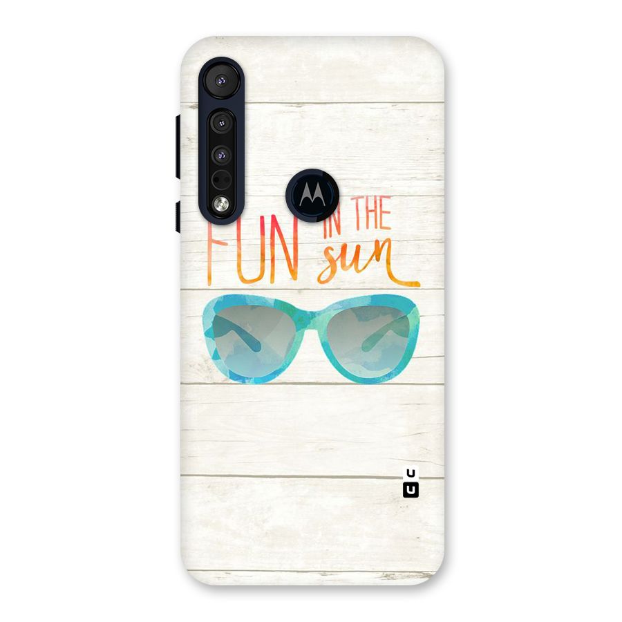 Sun Fun Back Case for Motorola One Macro