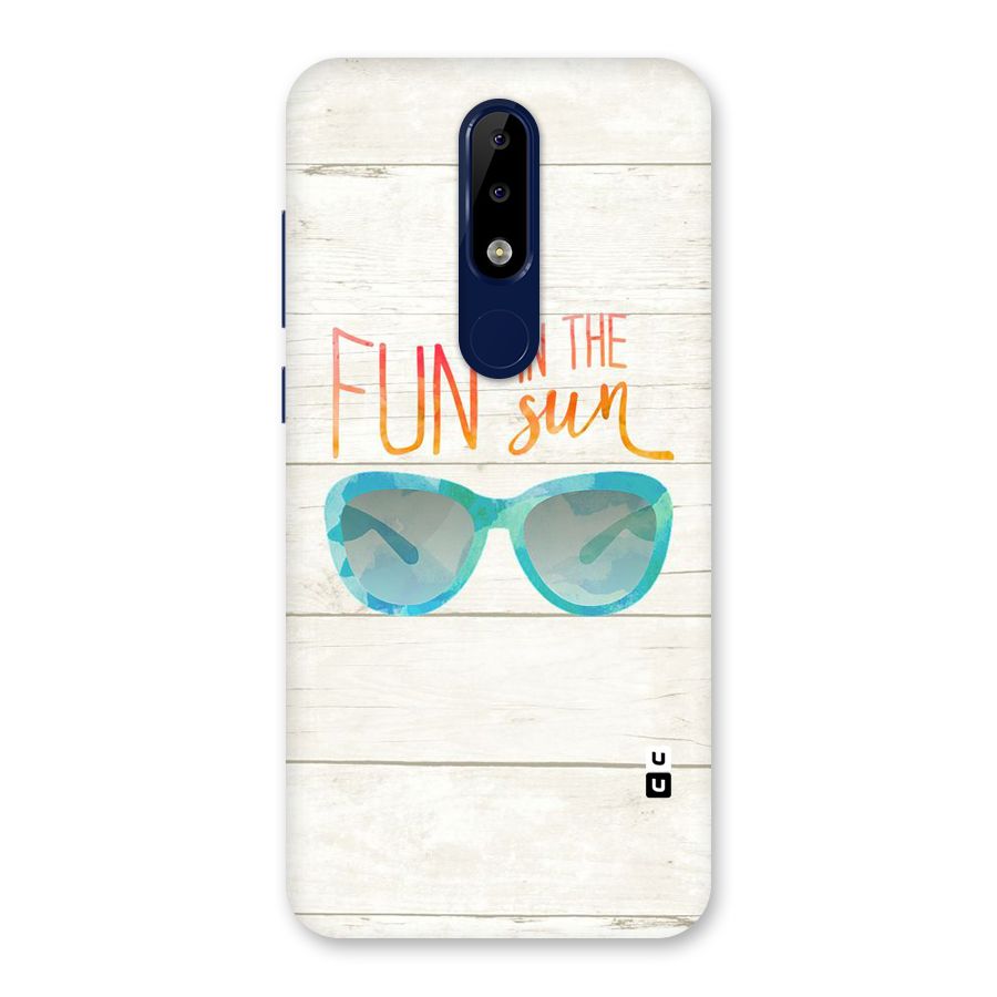 Sun Fun Back Case for Nokia 5.1 Plus