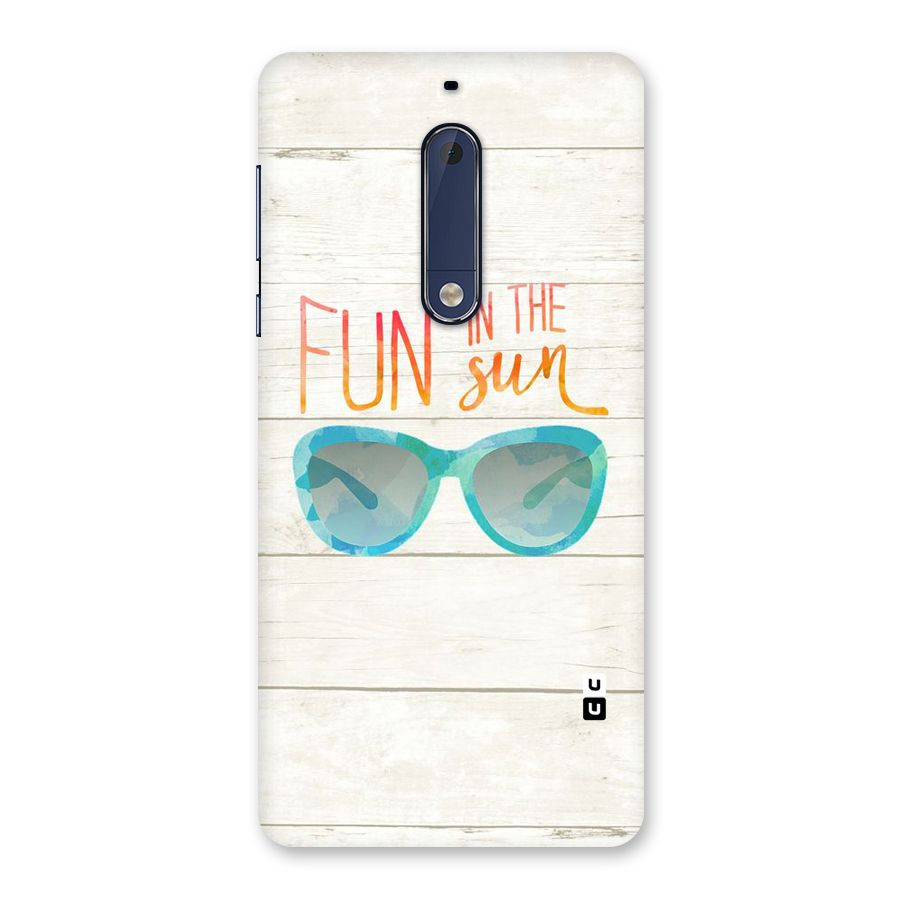 Sun Fun Back Case for Nokia 5