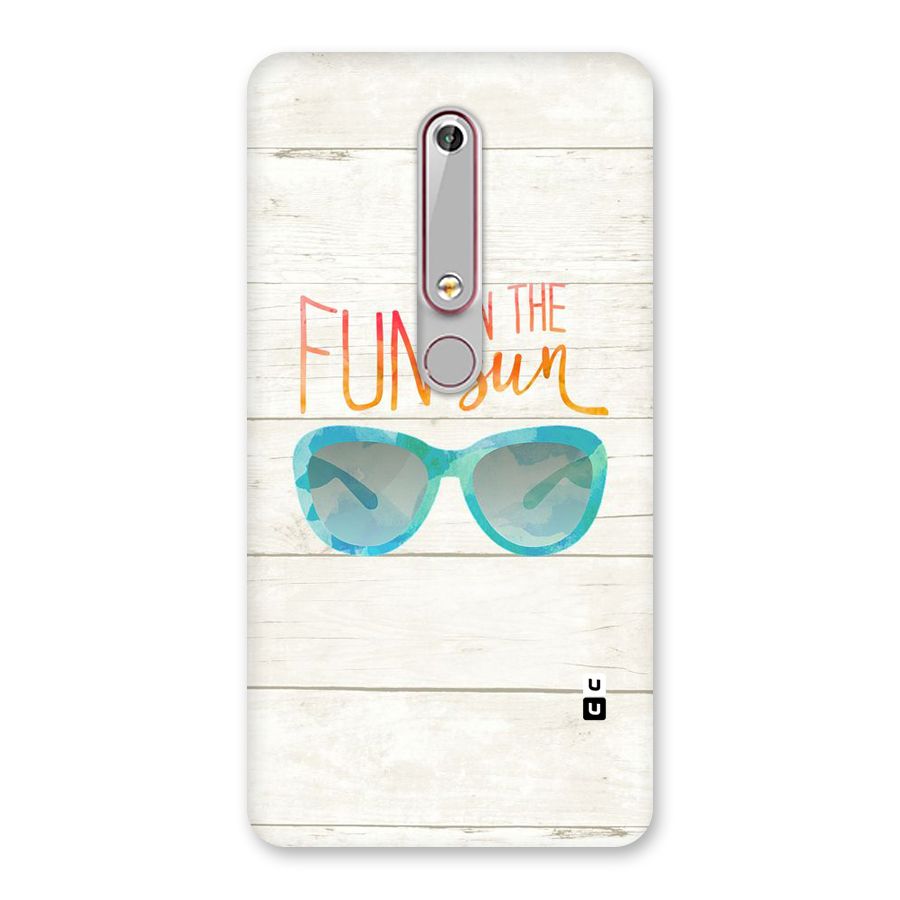 Sun Fun Back Case for Nokia 6.1