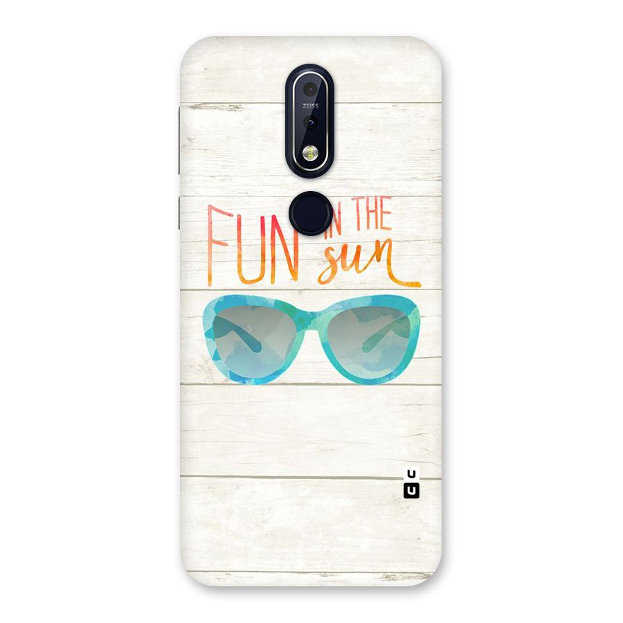 Sun Fun Back Case for Nokia 7.1