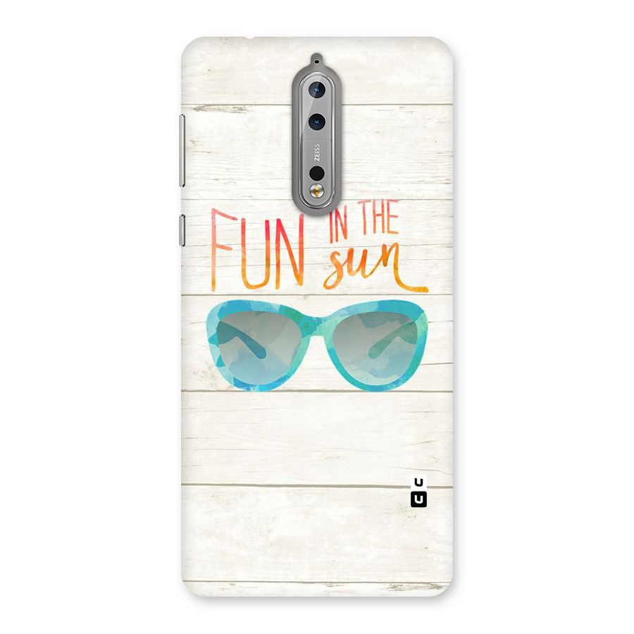 Sun Fun Back Case for Nokia 8