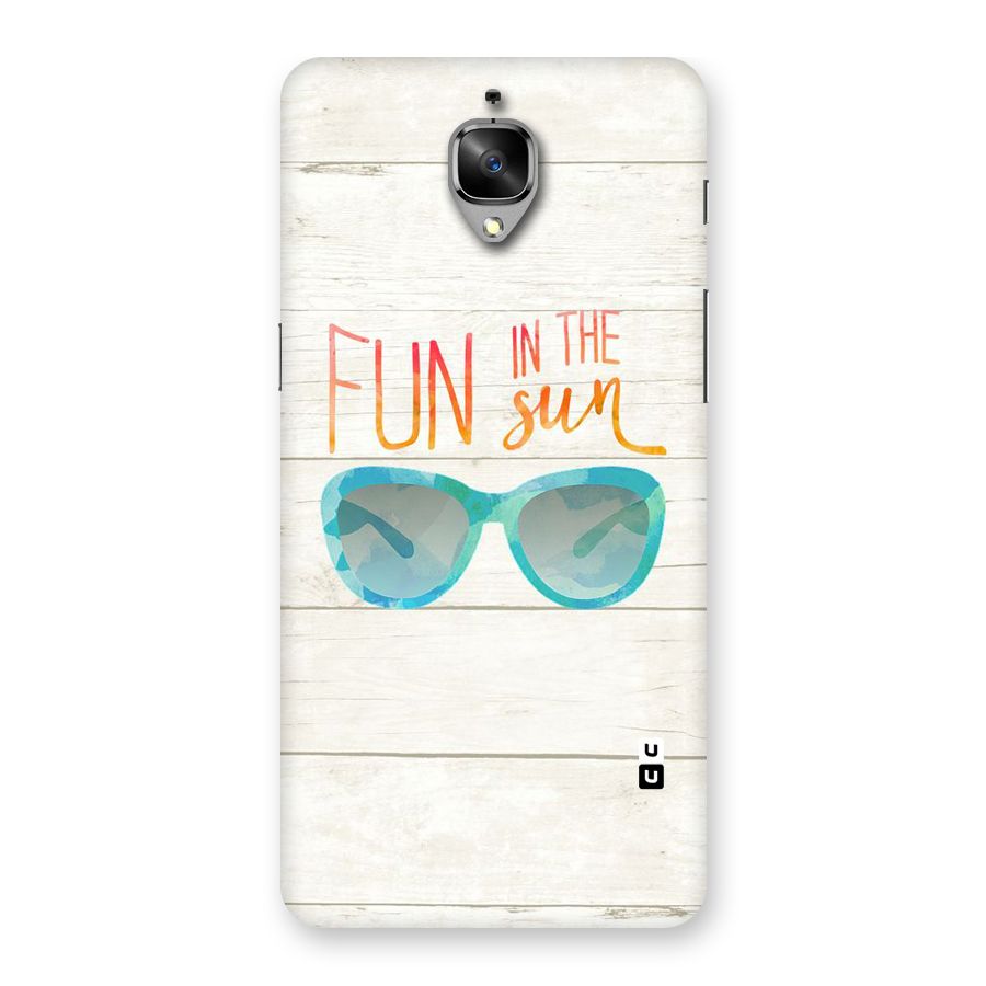 Sun Fun Back Case for OnePlus 3