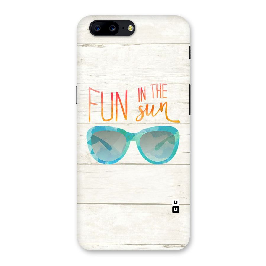Sun Fun Back Case for OnePlus 5