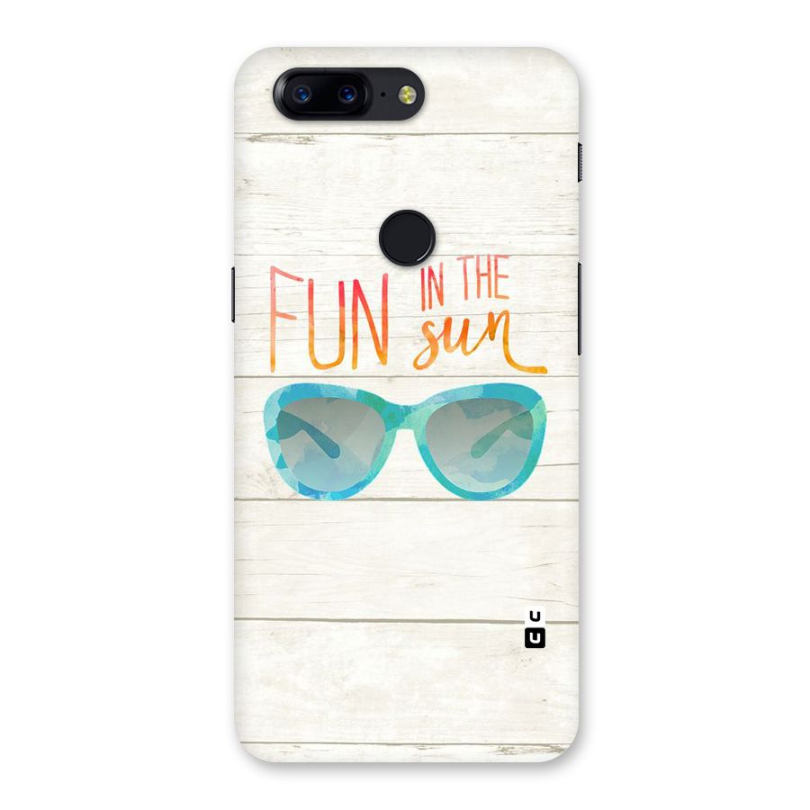 Sun Fun Back Case for OnePlus 5T