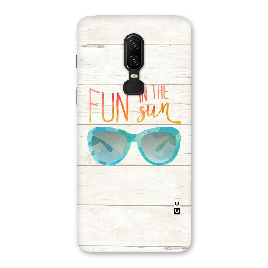 Sun Fun Back Case for OnePlus 6