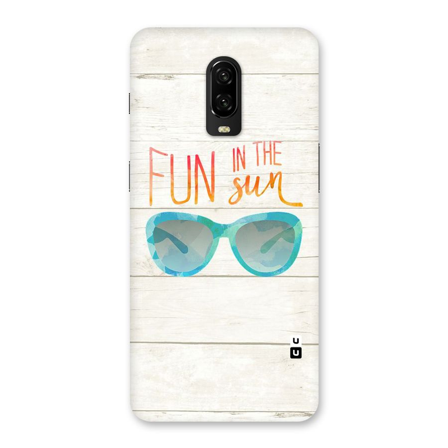 Sun Fun Back Case for OnePlus 6T