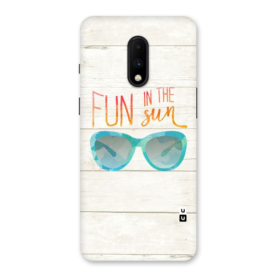 Sun Fun Back Case for OnePlus 7