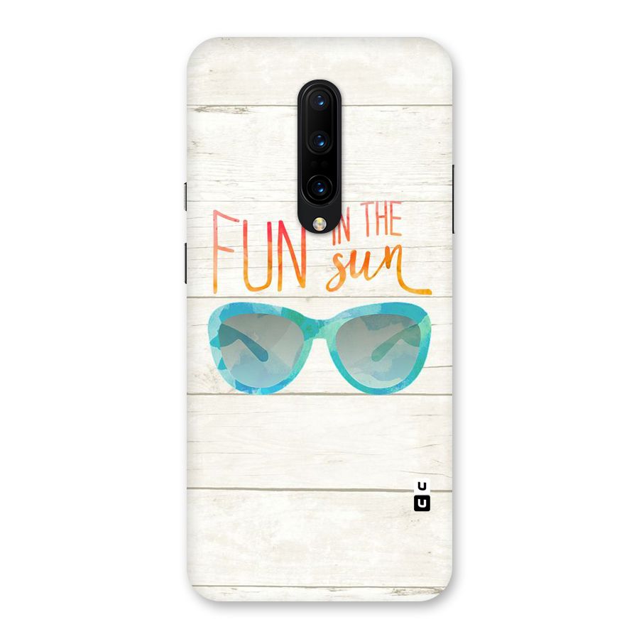 Sun Fun Back Case for OnePlus 7 Pro
