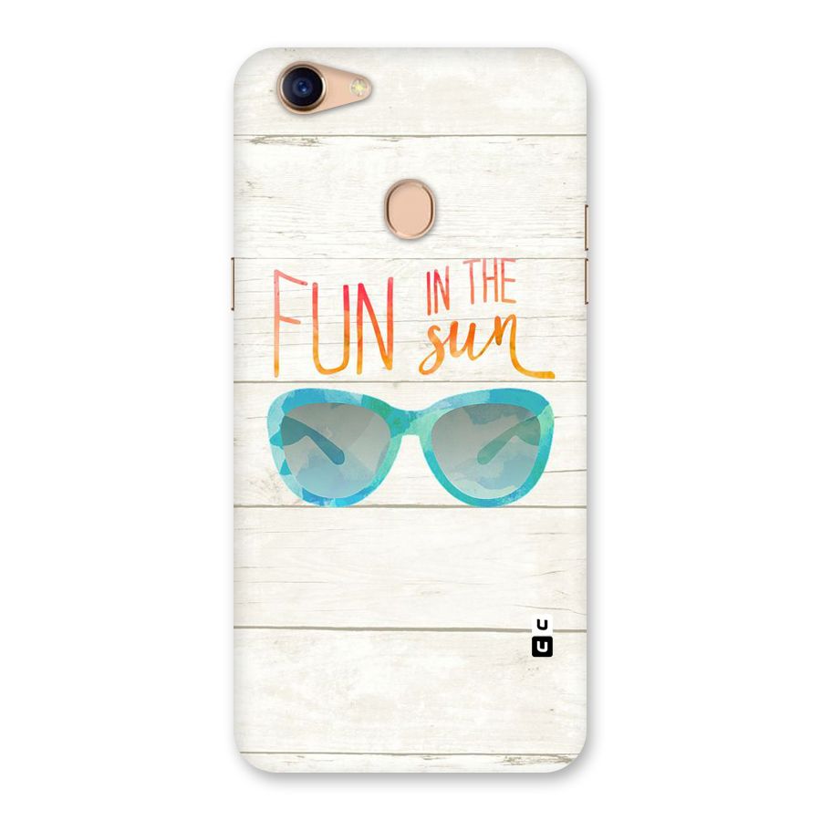 Sun Fun Back Case for Oppo F5 Youth