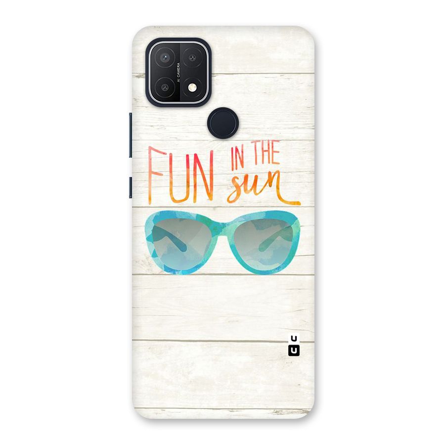 Sun Fun Back Case for Oppo A15s