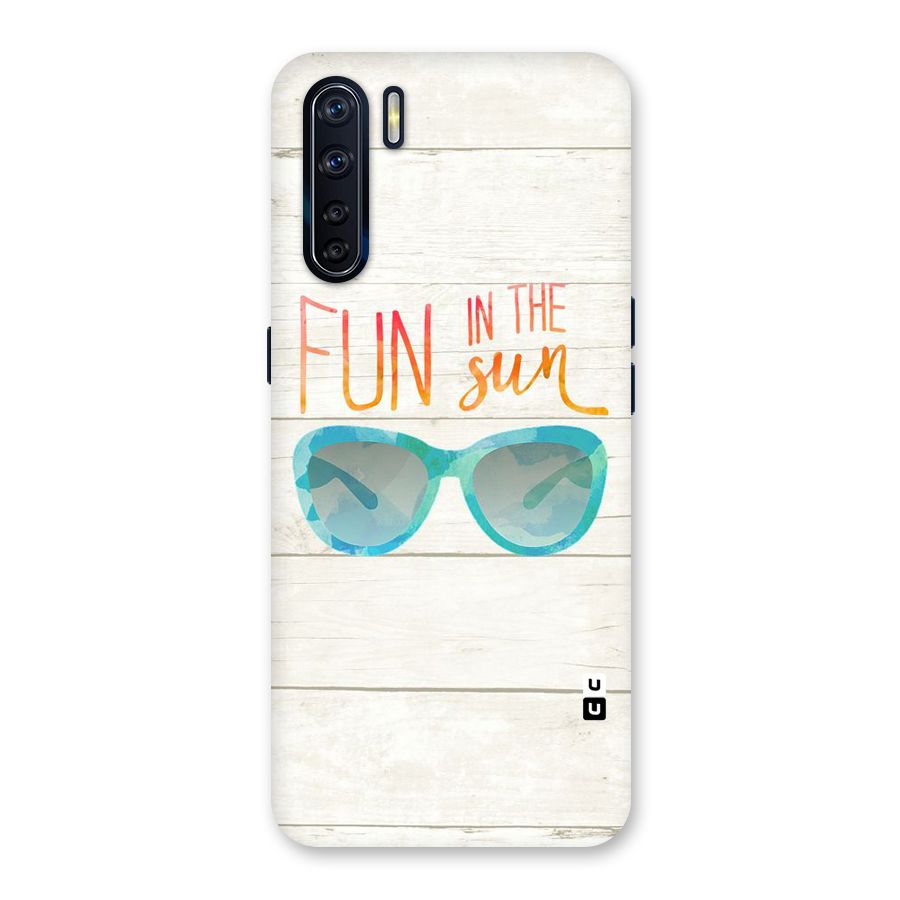 Sun Fun Back Case for Oppo F15