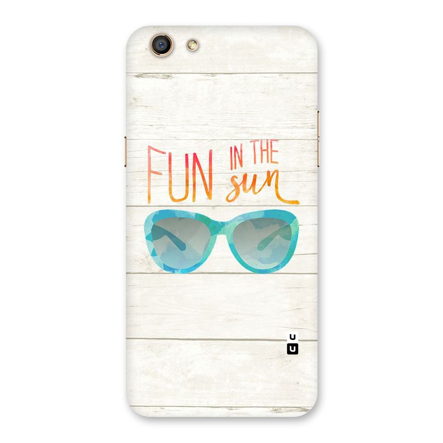 Sun Fun Back Case for Oppo F3