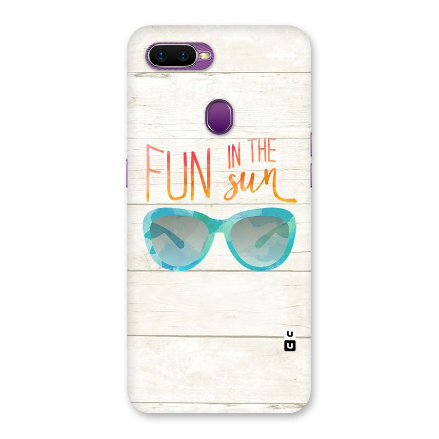 Sun Fun Back Case for Oppo F9