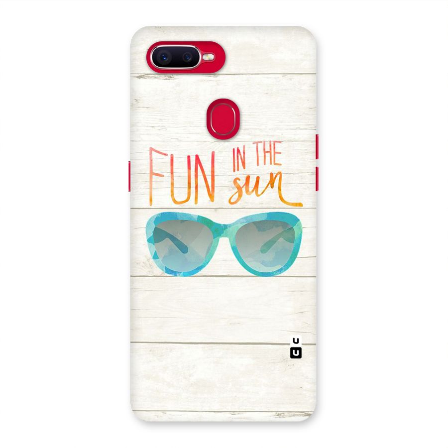 Sun Fun Back Case for Oppo F9 Pro