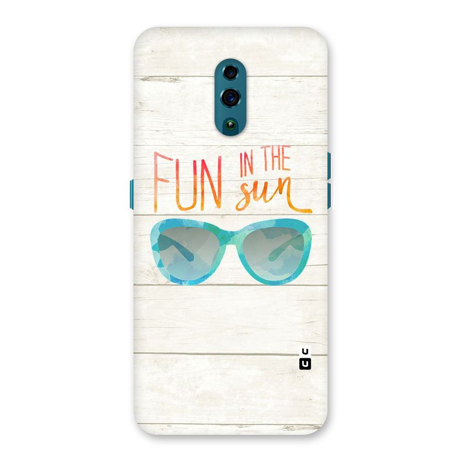 Sun Fun Back Case for Oppo Reno