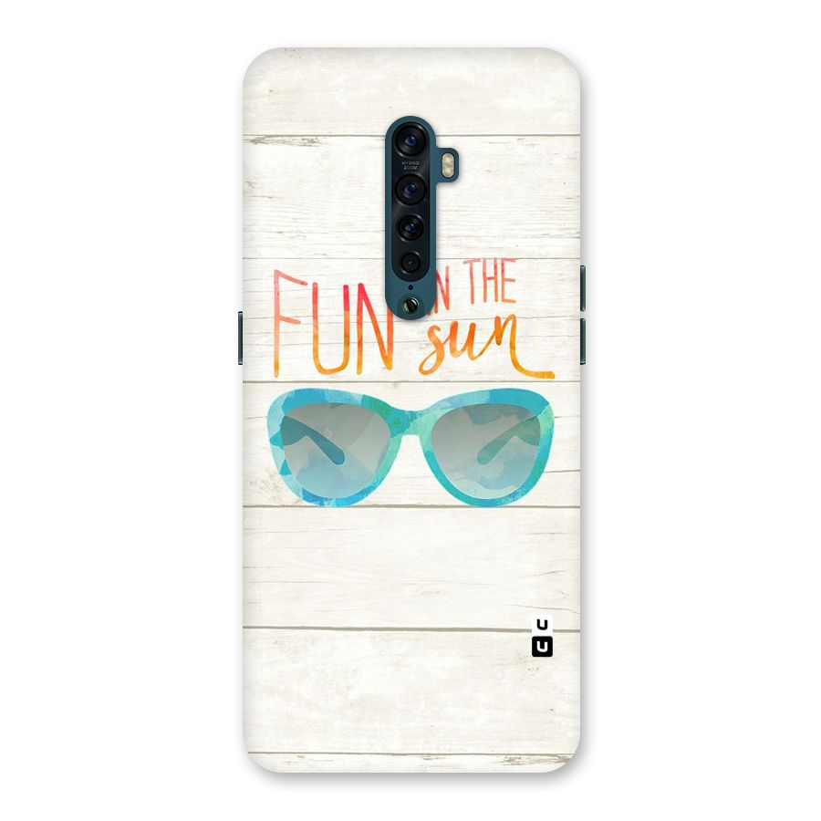 Sun Fun Back Case for Oppo Reno2