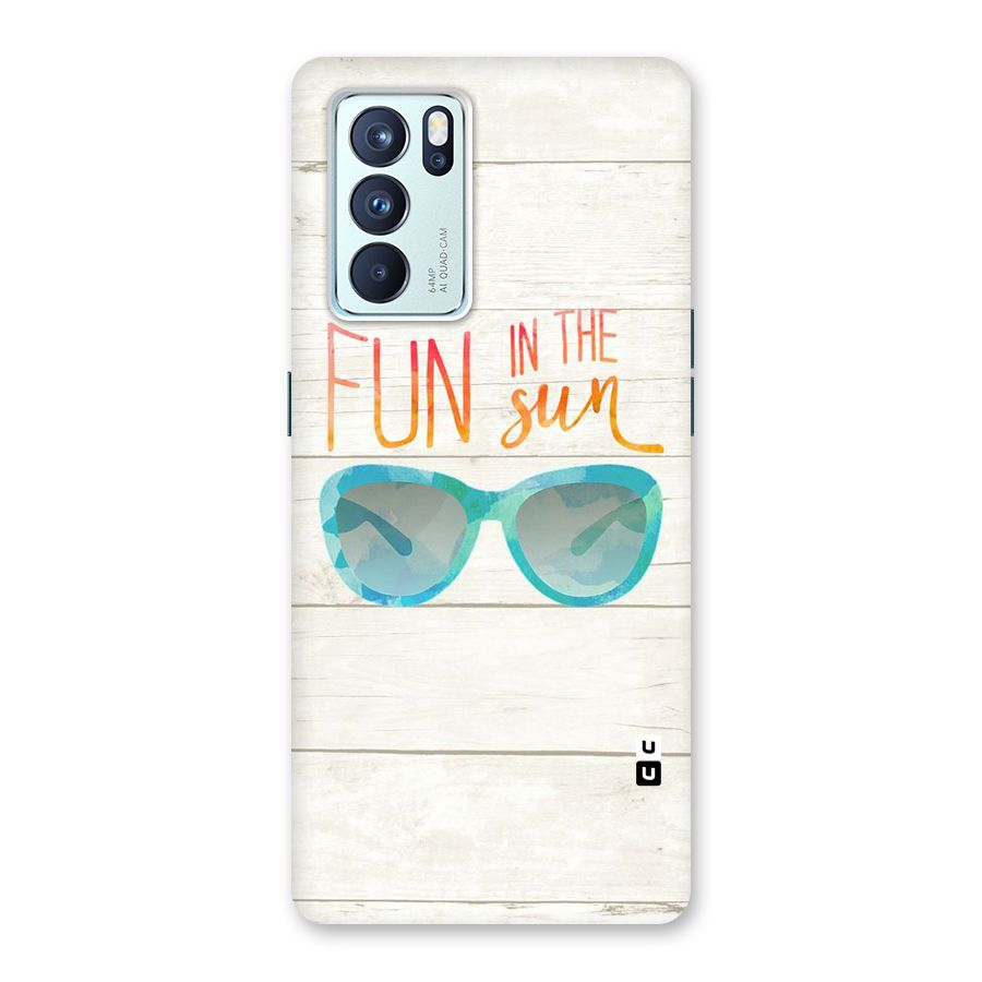Sun Fun Back Case for Oppo Reno6 Pro 5G