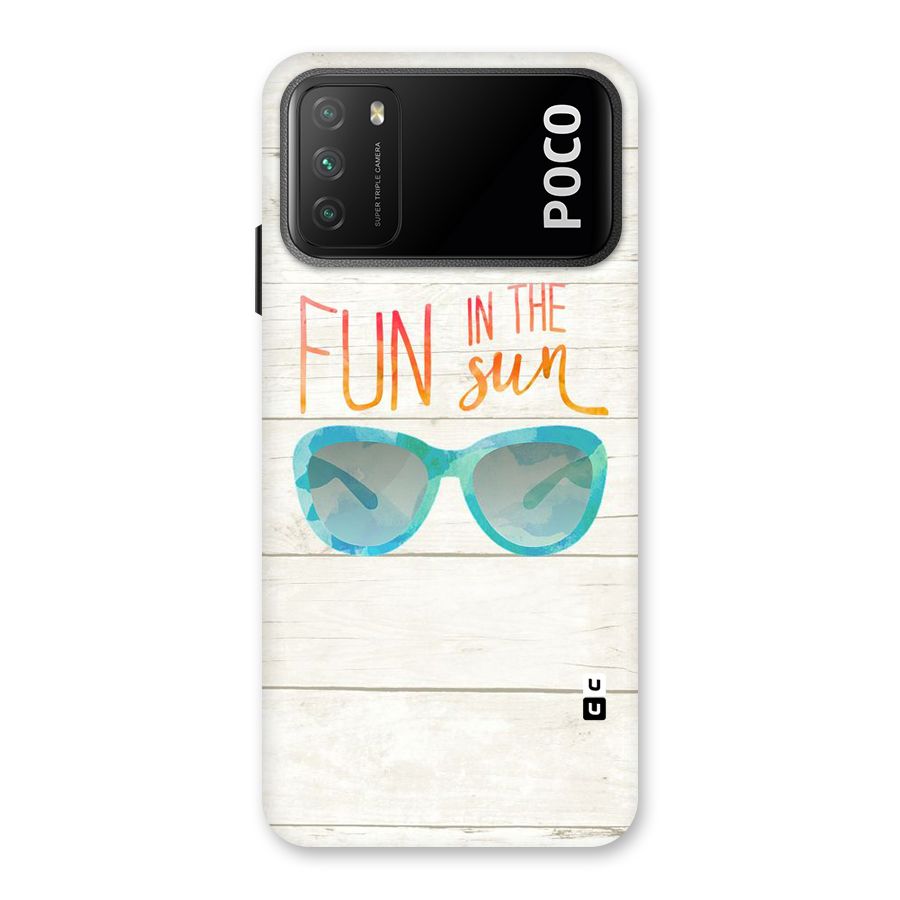 Sun Fun Back Case for Poco M3