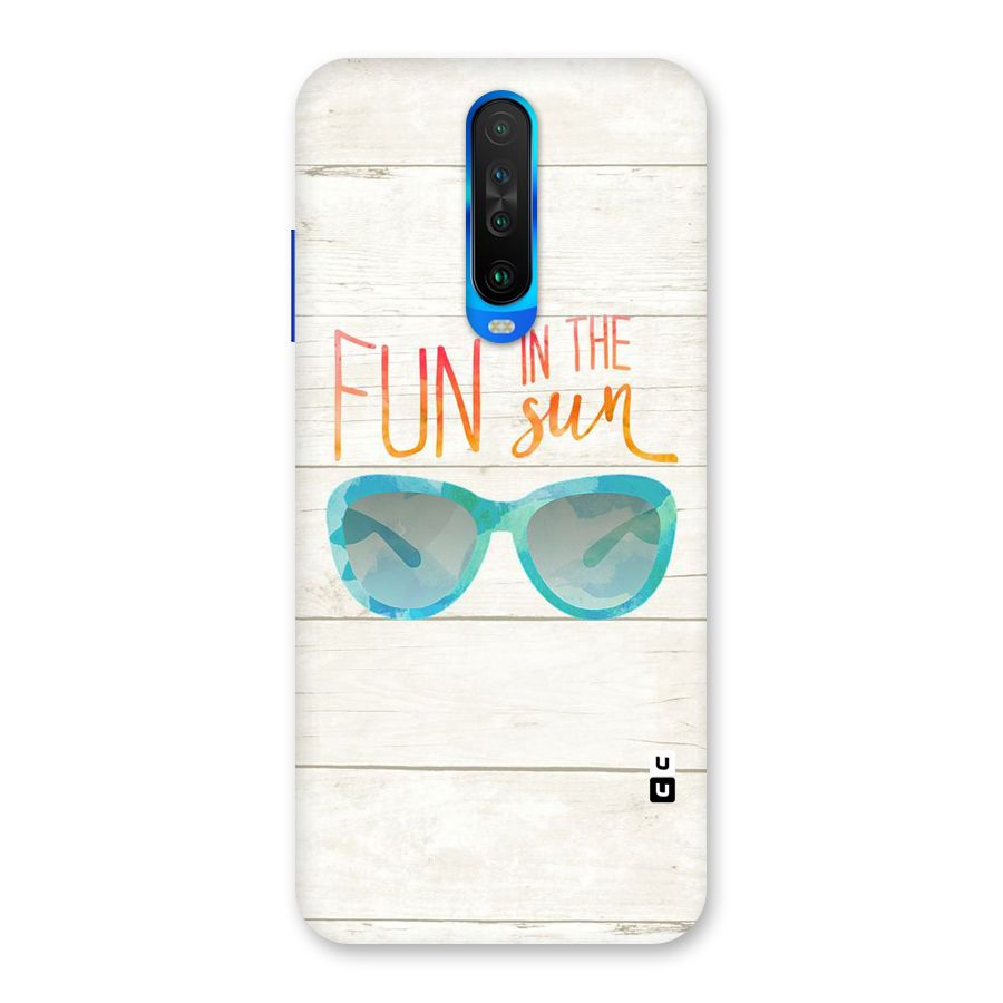 Sun Fun Back Case for Poco X2