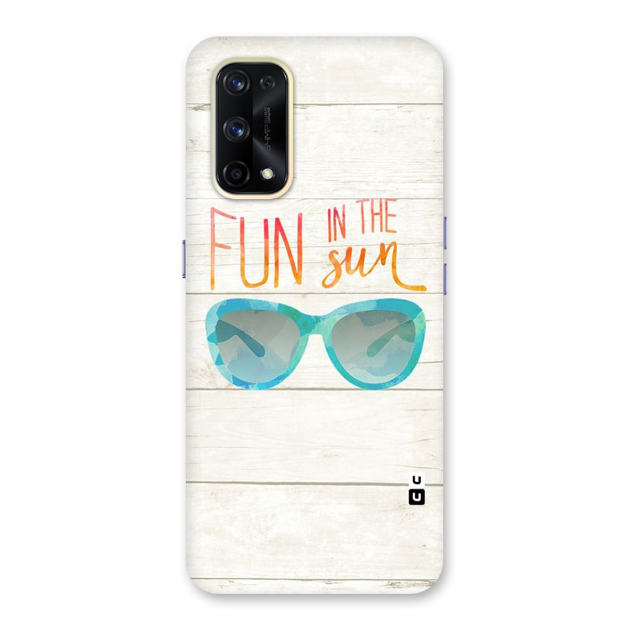 Sun Fun Glass Back Case for Realme X7 Pro