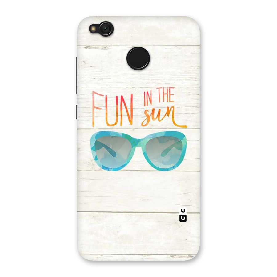 Sun Fun Back Case for Redmi 4