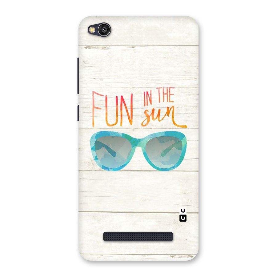 Sun Fun Back Case for Redmi 4A