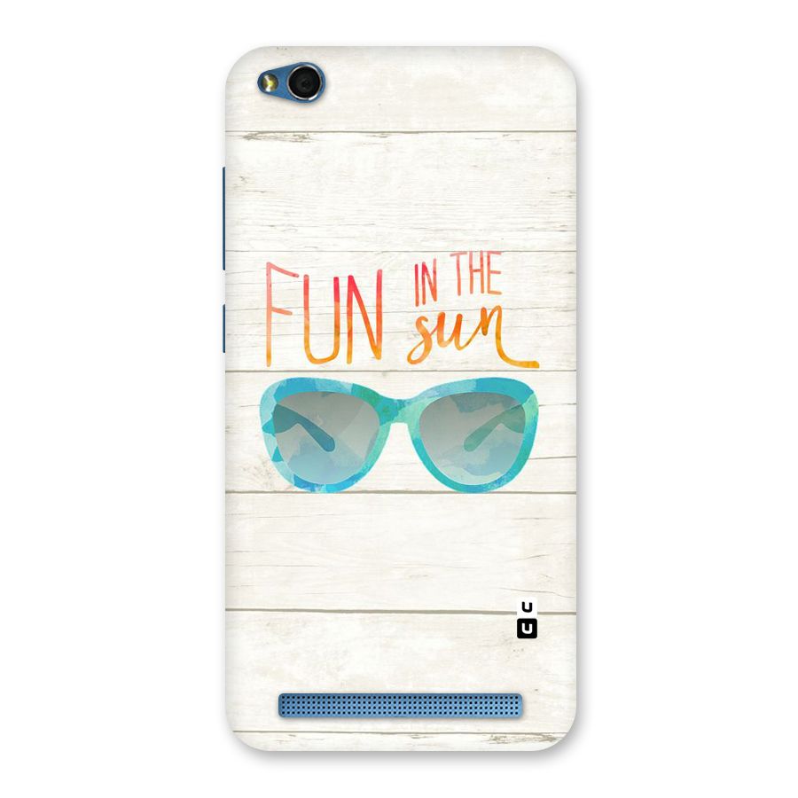 Sun Fun Back Case for Redmi 5A
