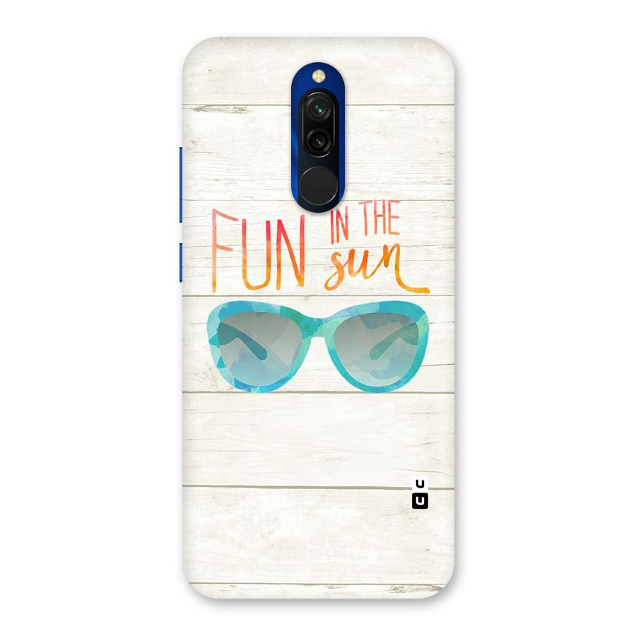 Sun Fun Back Case for Redmi 8