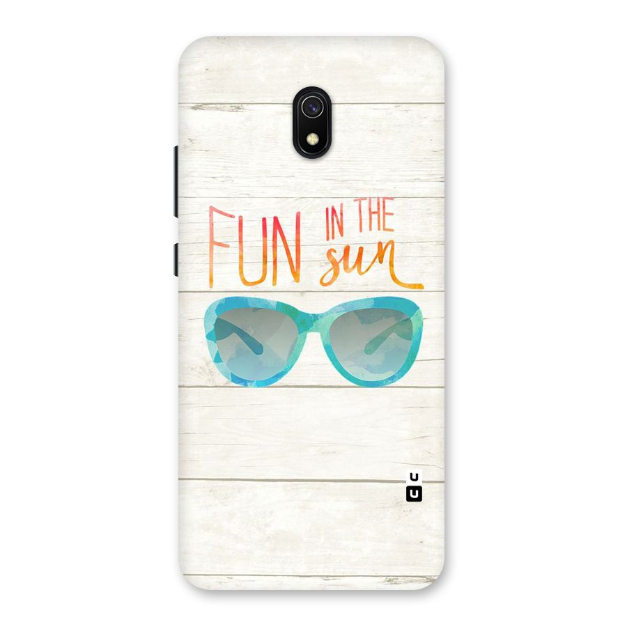 Sun Fun Back Case for Redmi 8A