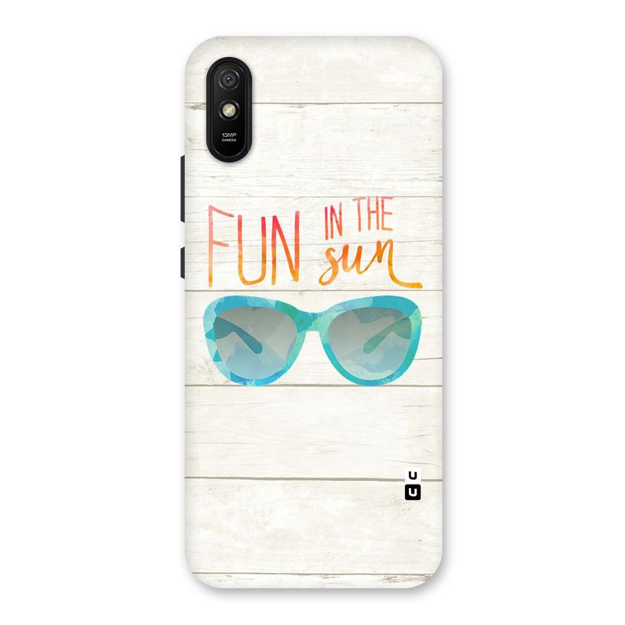 Sun Fun Back Case for Redmi 9A