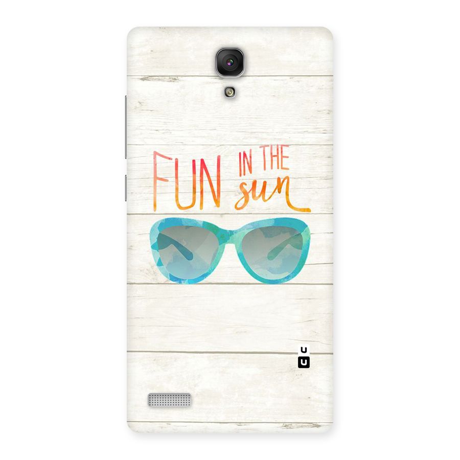 Sun Fun Back Case for Redmi Note
