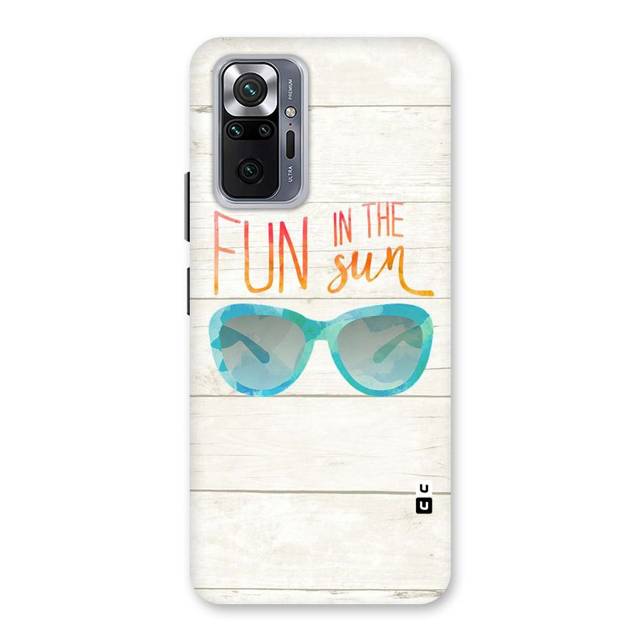 Sun Fun Back Case for Redmi Note 10 Pro Max