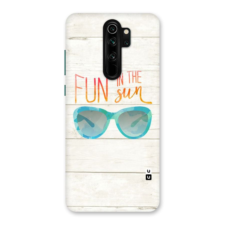 Sun Fun Back Case for Redmi Note 8 Pro