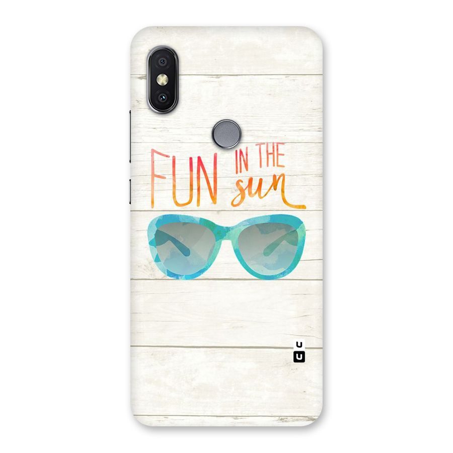 Sun Fun Back Case for Redmi Y2