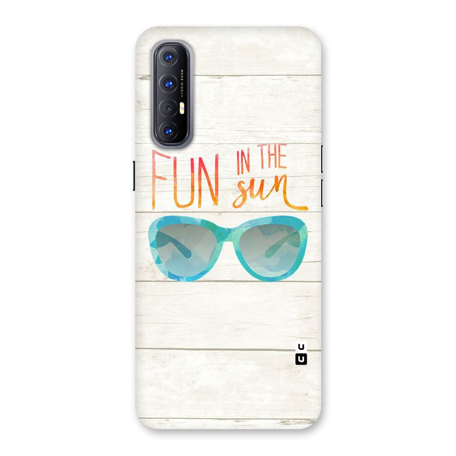 Sun Fun Back Case for Reno3 Pro