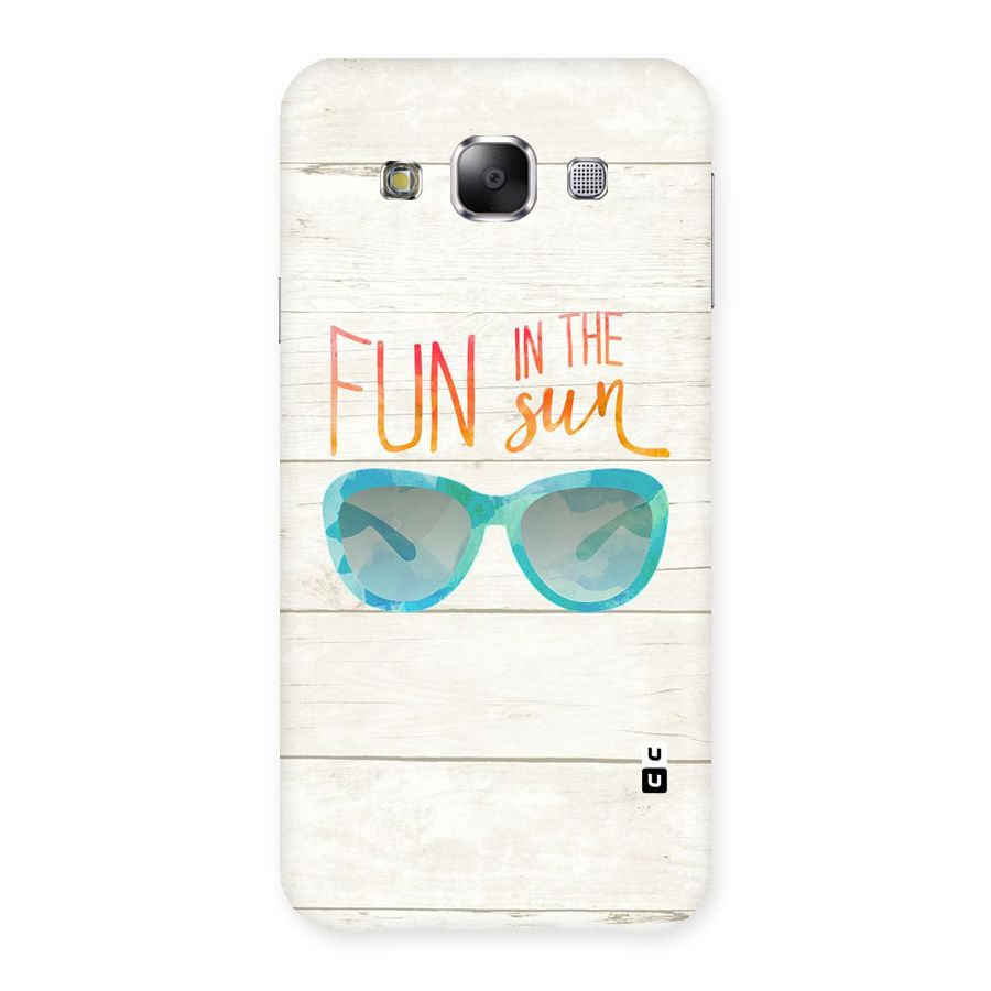 Sun Fun Back Case for Samsung Galaxy E5