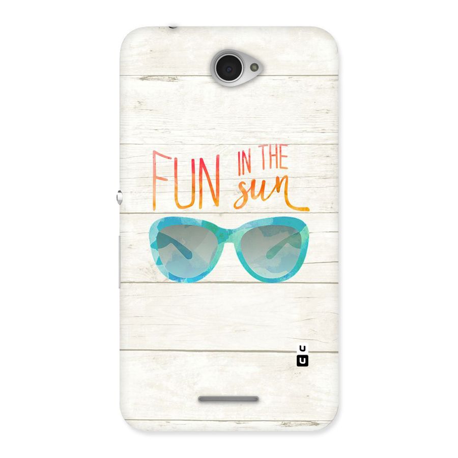 Sun Fun Back Case for Sony Xperia E4