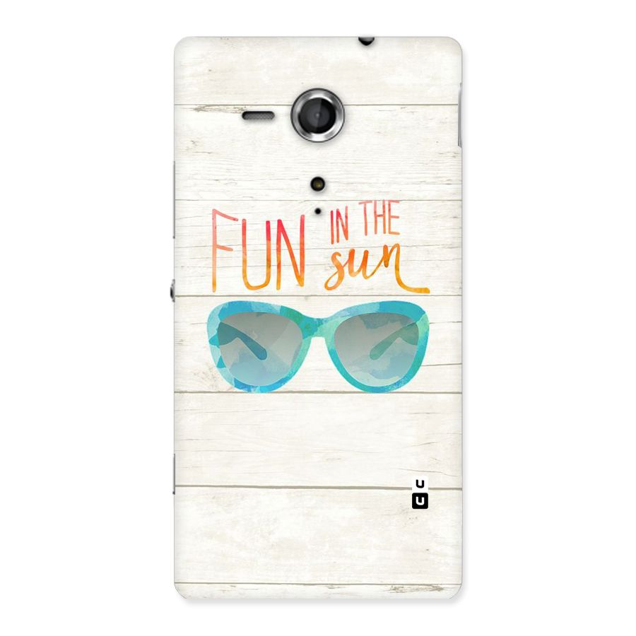 Sun Fun Back Case for Sony Xperia SP
