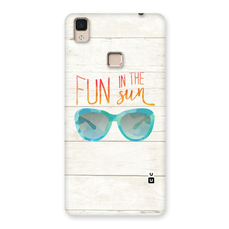 Sun Fun Back Case for V3 Max
