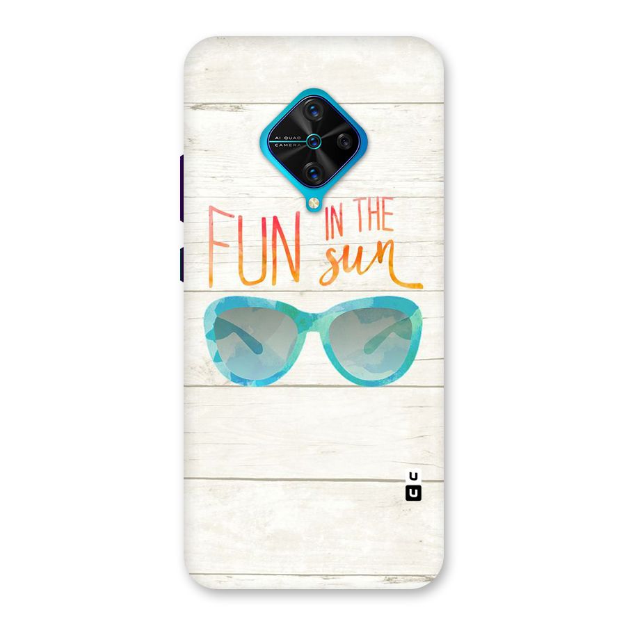 Sun Fun Back Case for Vivo S1 Pro