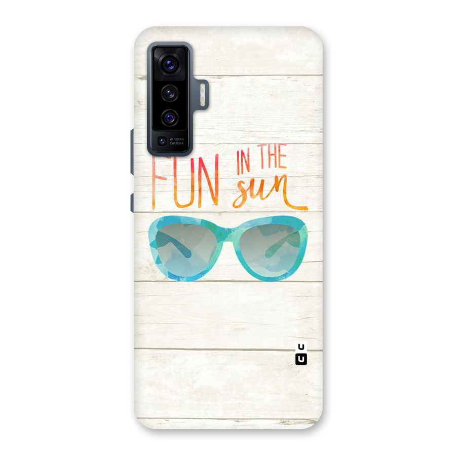 Sun Fun Back Case for Vivo X50