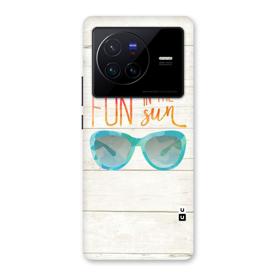 Sun Fun Back Case for Vivo X80