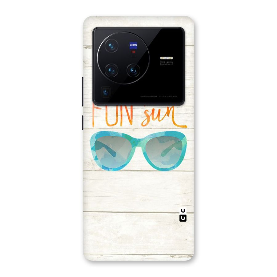 Sun Fun Back Case for Vivo X80 Pro