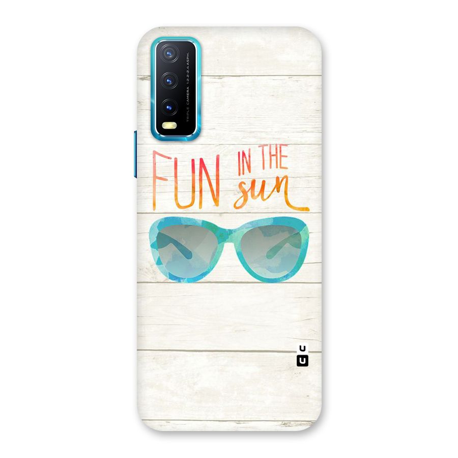 Sun Fun Back Case for Vivo Y20G
