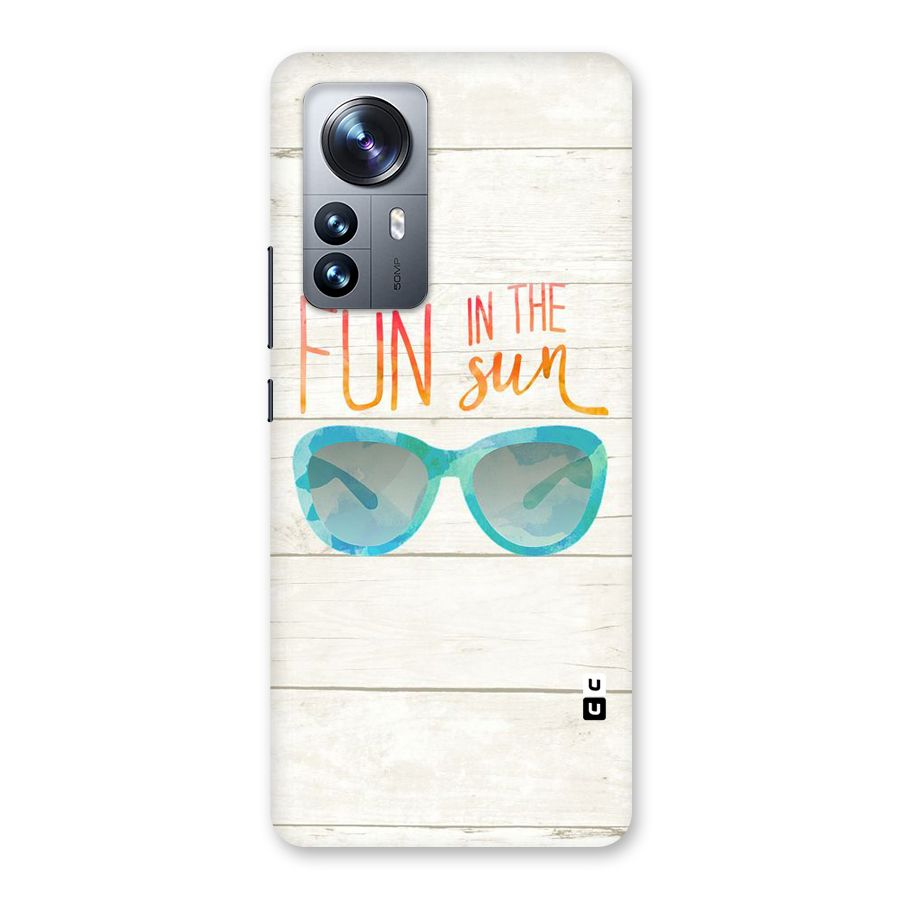 Sun Fun Back Case for Xiaomi 12 Pro