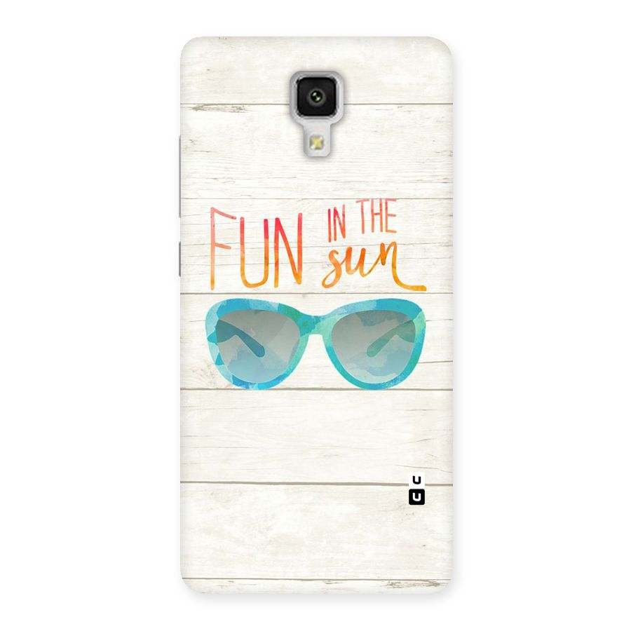 Sun Fun Back Case for Xiaomi Mi 4
