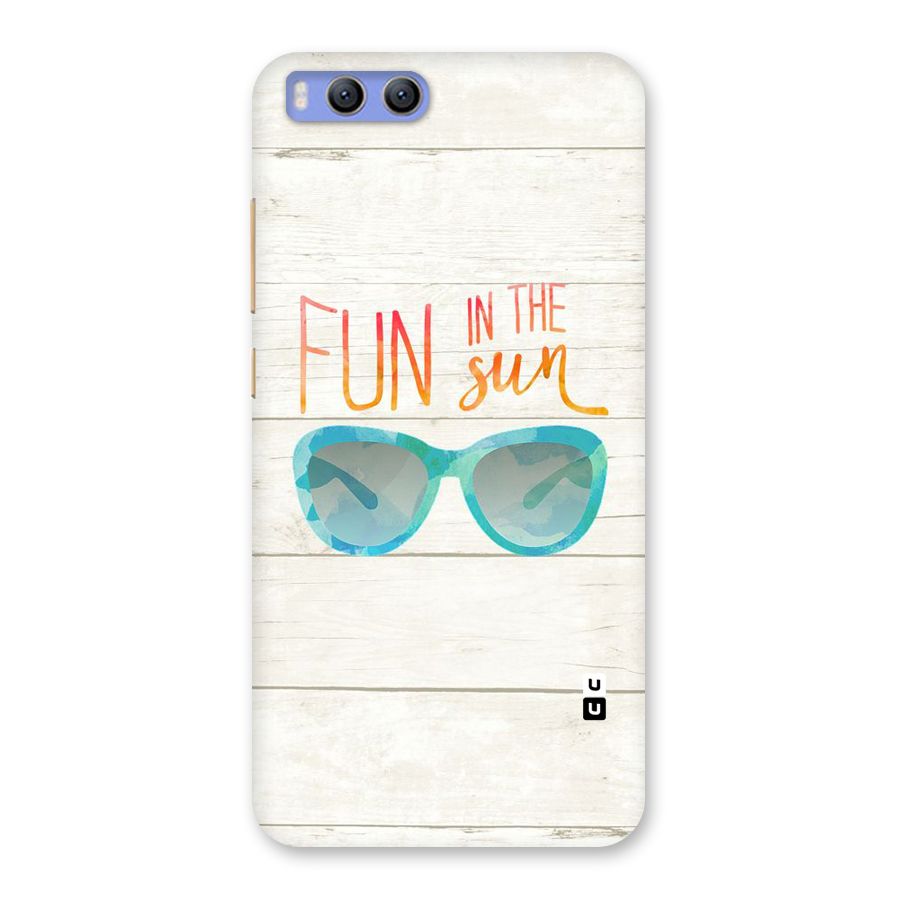 Sun Fun Back Case for Xiaomi Mi 6